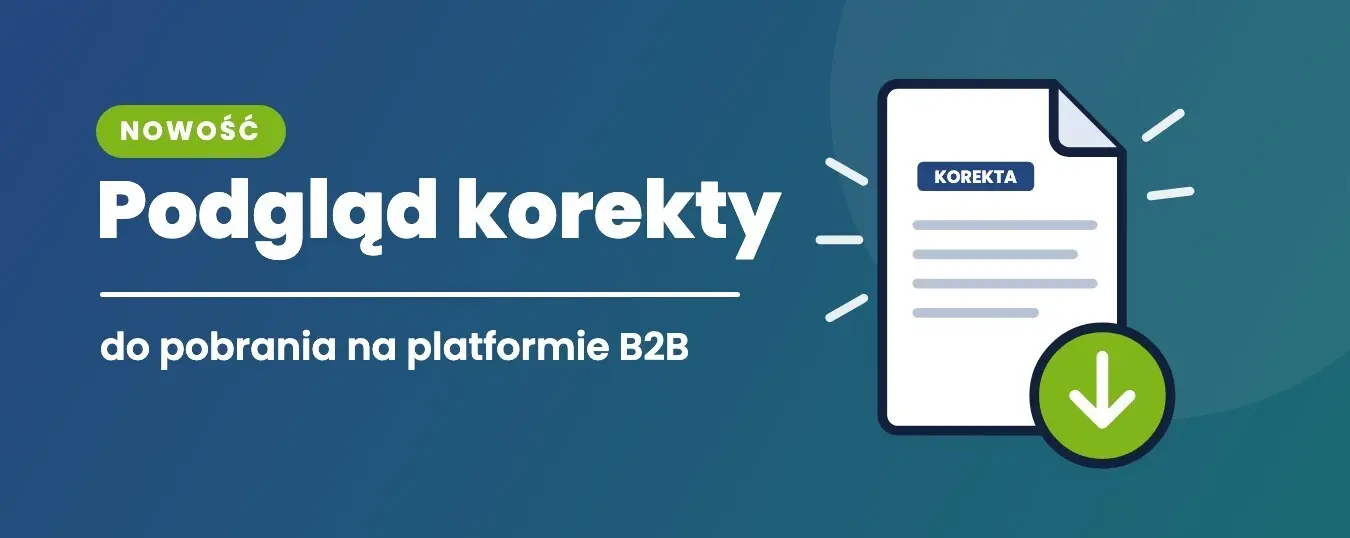 Nowość: podgląd korekty do pobrania na platformie B2B