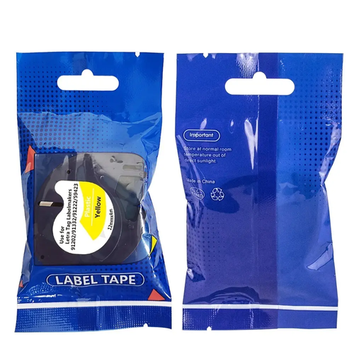 Tape DYMO LT 91202 12mm x 4m S0721620 Black on Yellow compatible cartridge 2