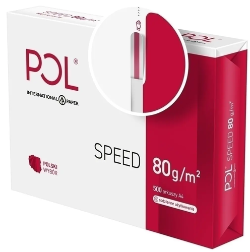 Copy paper A4 Polspeed 80g 500ark 4