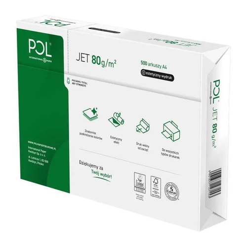 Copy paper A4 Poljet 80g 500ark 3