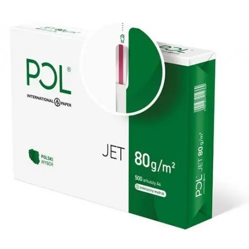 Copy paper A4 Poljet 80g 500ark 4