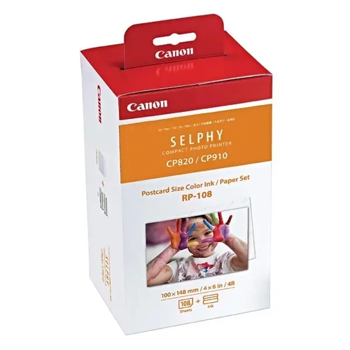 Canon RP-108 CMYK 6ml + Paper Ink cartridges Ink cartridgejet color 6ml + 108 ark 2