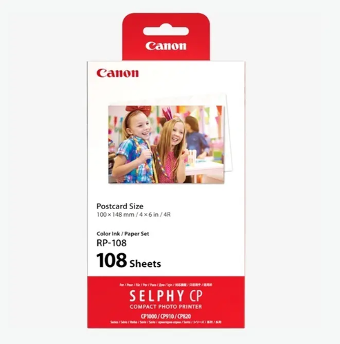 Canon RP-108 CMYK 6ml + Paper Ink cartridges Ink cartridgejet color 6ml + 108 ark 4