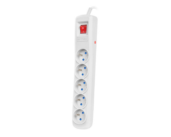 ARMAC Power strip POWER ARC5 1.5M SZARA 1