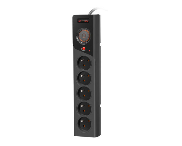 ARMAC Power strip POWER Z5 5M black 1