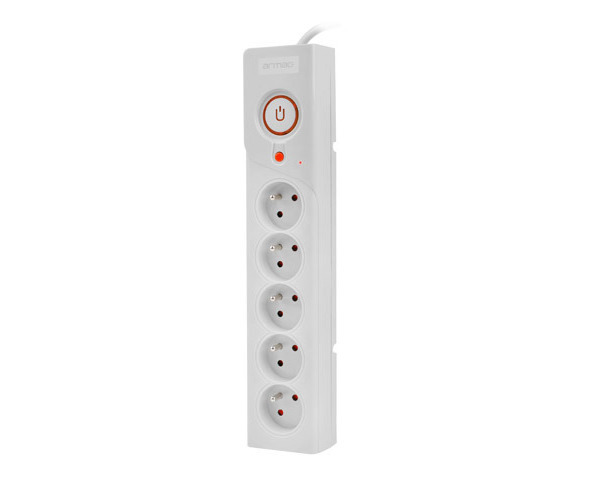 ARMAC Power strip POWER Z5 3M SZARA 1