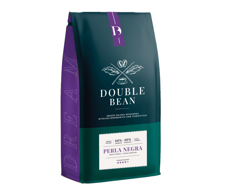 Cofee DOUBLE BEAN PERLA NEGRA 1KG 1