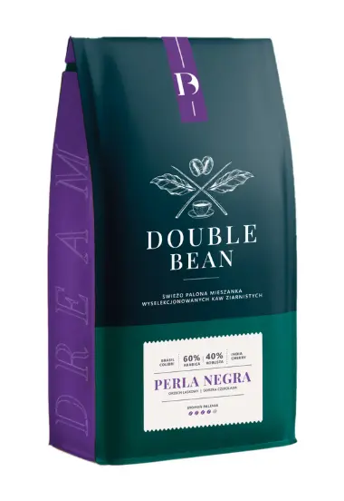 KAWA DOUBLE BEAN PERLA NEGRA 0.5KG 1