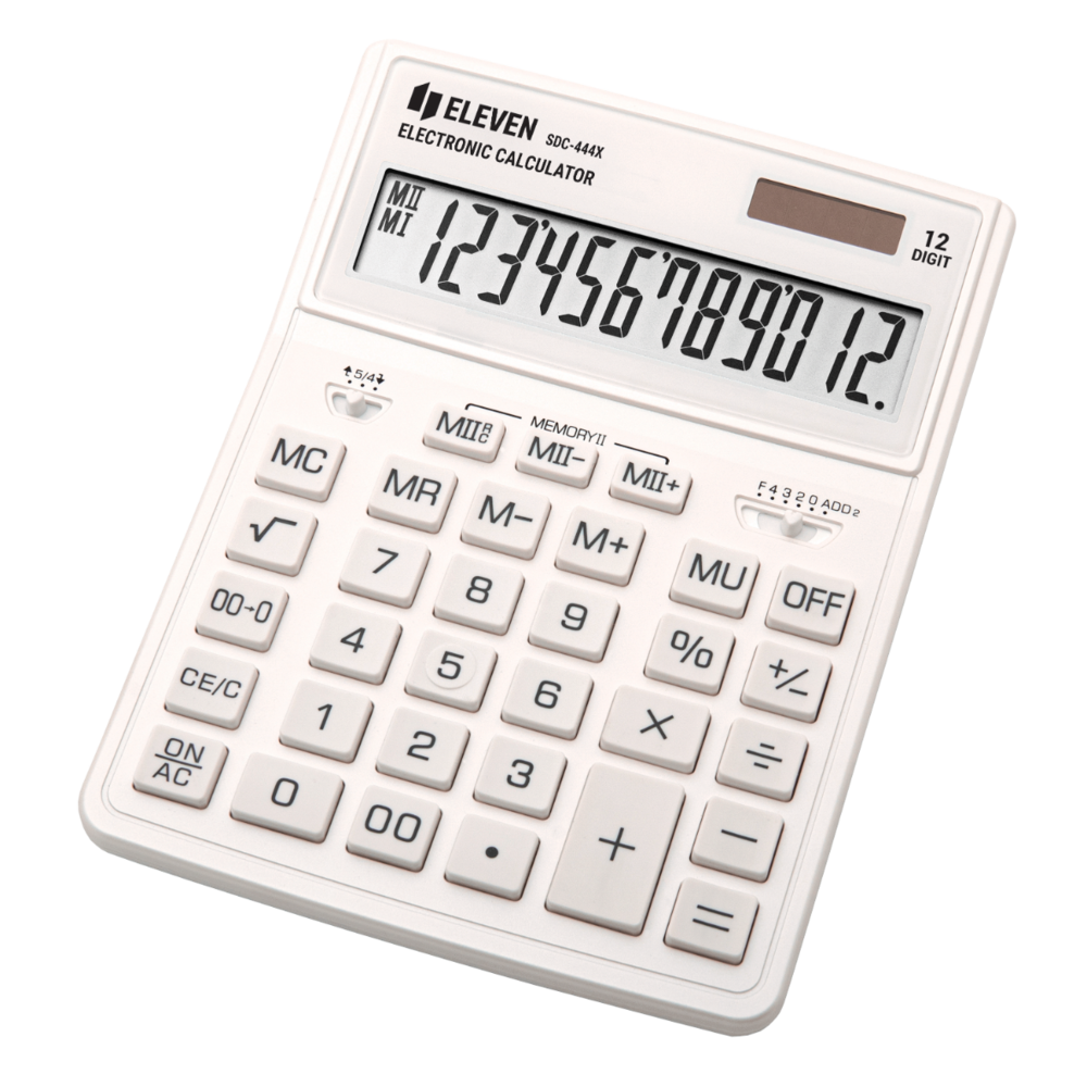 Eleven Calculator SDC-444XRWHE 1