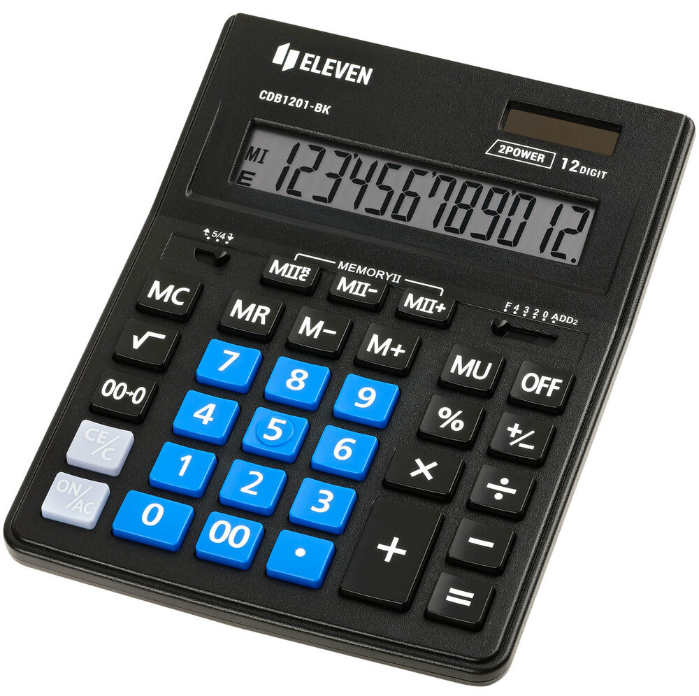 Eleven kalkulator CDB1201BK-BL 1