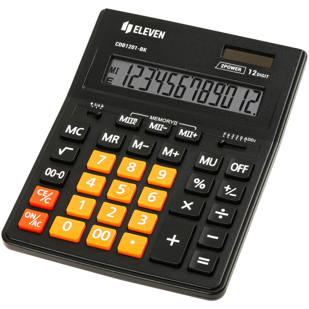 Eleven kalkulator CDB1201BK-OR 1