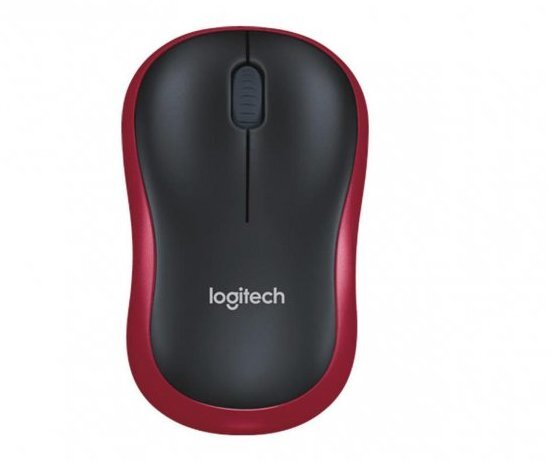 Logitech Mouse M185 czerwona 1