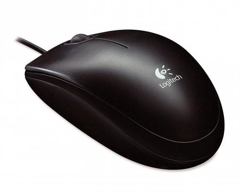 Logitech Mouse B100 optyczna Black. OEM 1