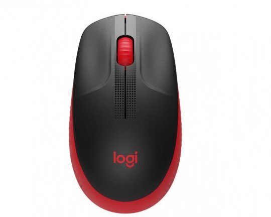 Logitech Mouse M190 czerwona 1