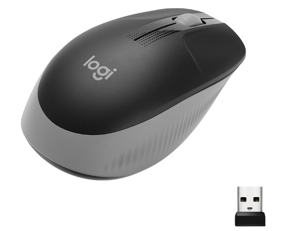 Logitech Mouse M190 szara 1