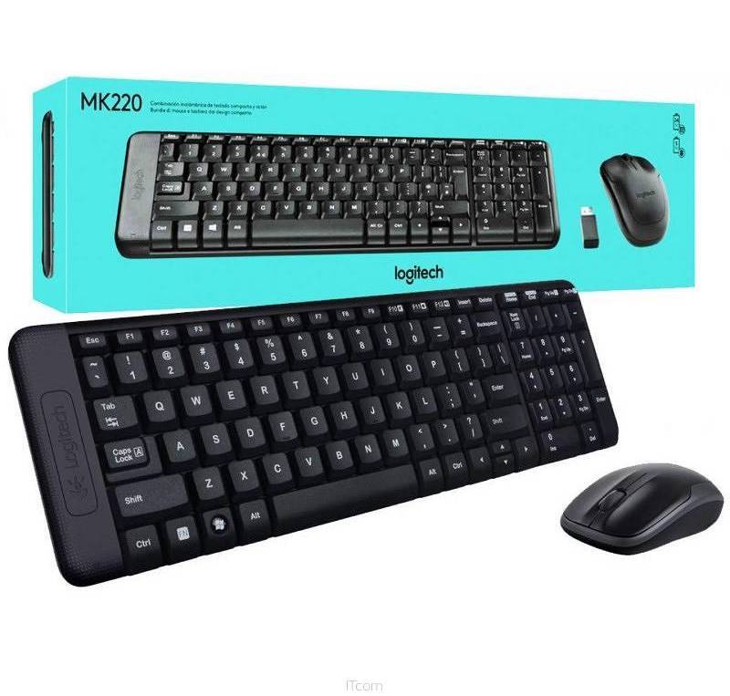 Logitech Set Keyboard and Mouse MK220 1