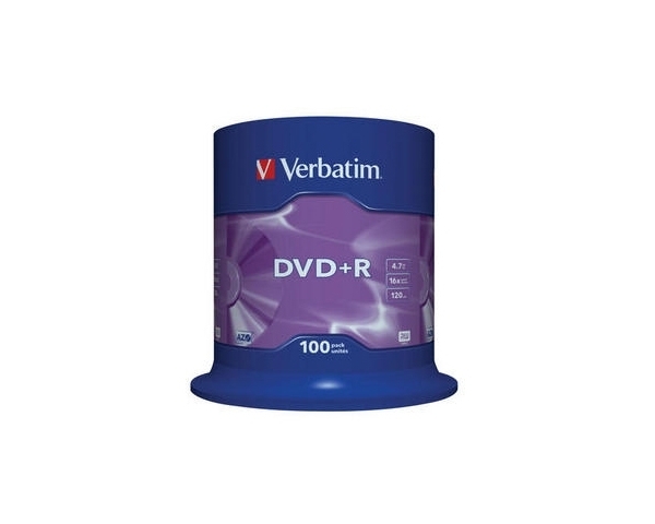 Verbatim DVD+R 16x 4.7GB 100p 43551 sp 1