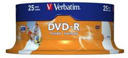 Verbatim DVD-R 16x 4.7GB 25p 43538 cake 1