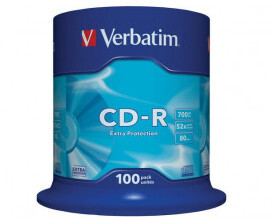 Verbatim CD-R 52x 700MB 100p 43411 cake 1