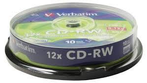 Verbatim CD-RW 12x 700MB 10p 43480 cake 1