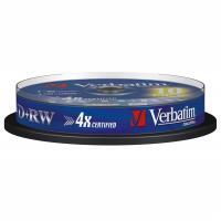 Verbatim DVD+RW 4x 4.7GB 10 p cake box 1