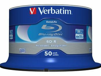 Verbatim BD-R 6x 25GB 50p cake box 43838 1