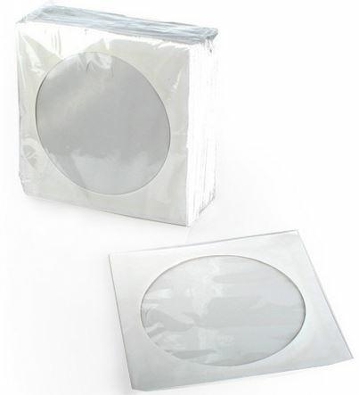 Koperta on CD/DVD opakowanie 100szt (White Paperowa) 1