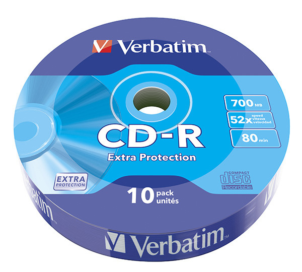 Verbatim CD-R 52x 700MB 43725 sp 10 1