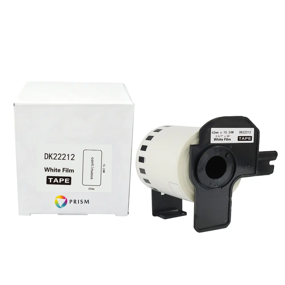 PRISM Brother etykieta DK-22212 62mm x 15,24m czarny na białym 1