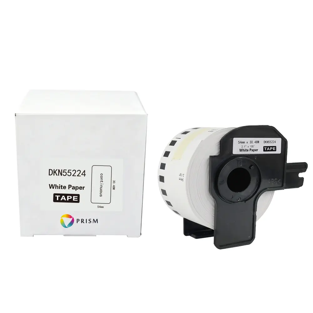 PRISM Brother etykieta DK-N55224 54mm x 30,48m czarny na białym 1