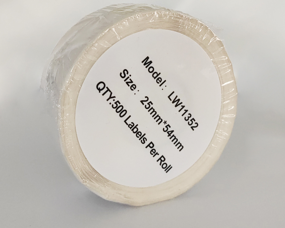 PRISM Dymo etykieta LW 11352 25mm x 54mm 500sz czarny na białym S0722520 1
