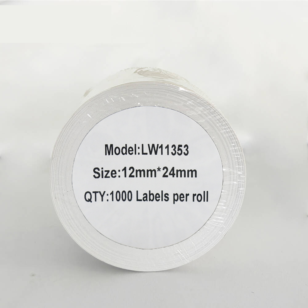 Etykieta DYMO LW 11353 13mm x 25mm 1000s czarny na białym zamiennik S0722530 1