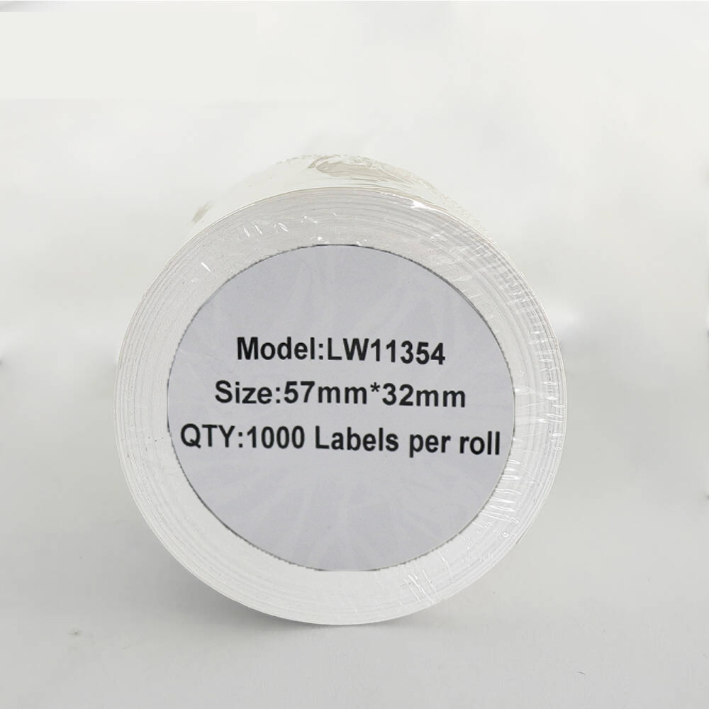 Etykieta DYMO LW 11354 57mm x 32mm 1000s czarny na białym zamiennik S0722540 1