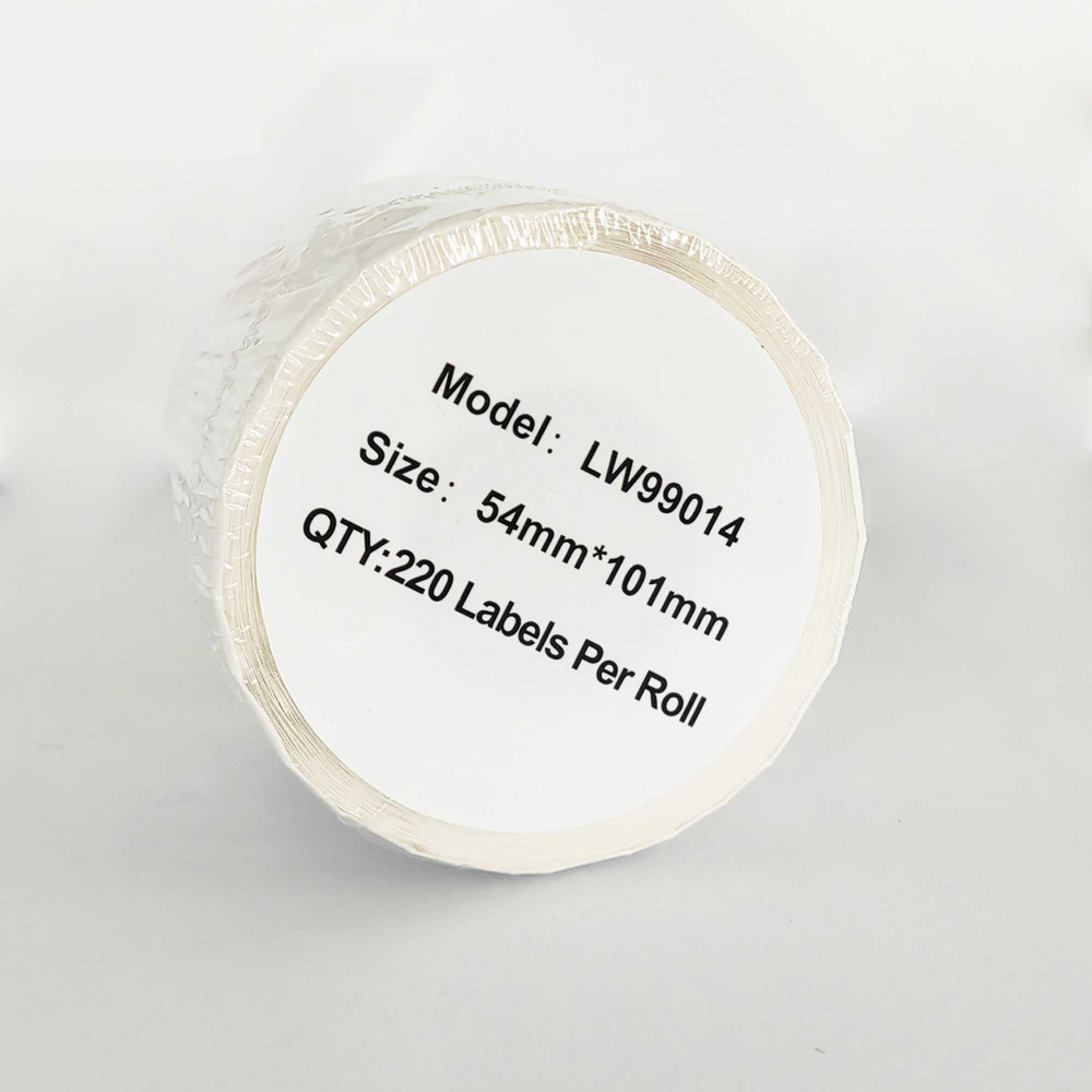 Label DYMO LW 99014 54mm x 101mm 220s Black on White compatible cartridge S0722430 1