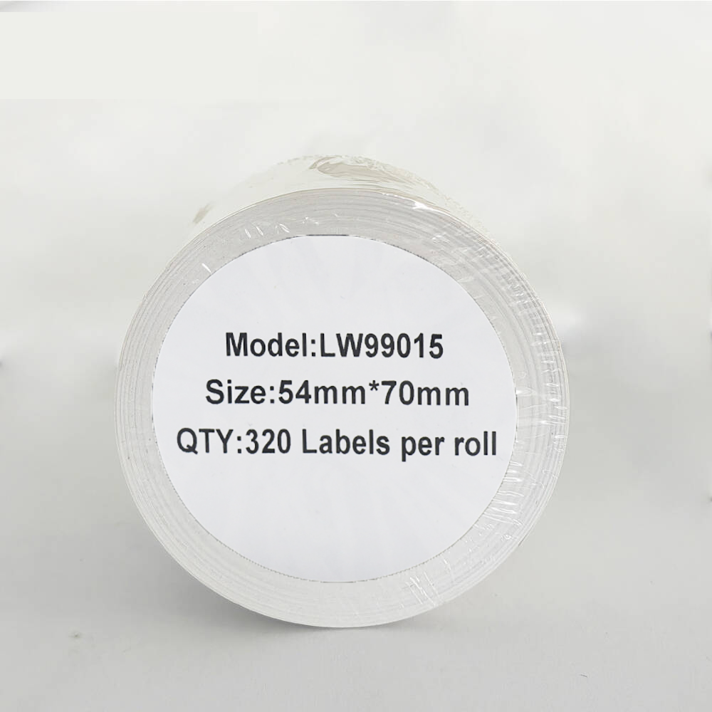 Etykieta DYMO LW 99015 54mm x 70mm 320sz czarny na białym zamiennik S0722440 1