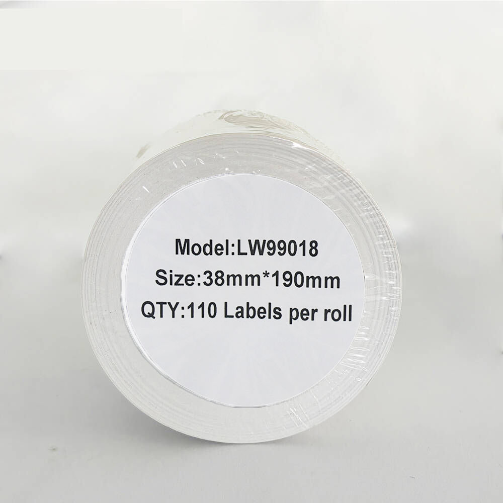 Etykieta DYMO LW 99018 38mm x 190mm 110s czarny na białym zamiennik S0722470 1