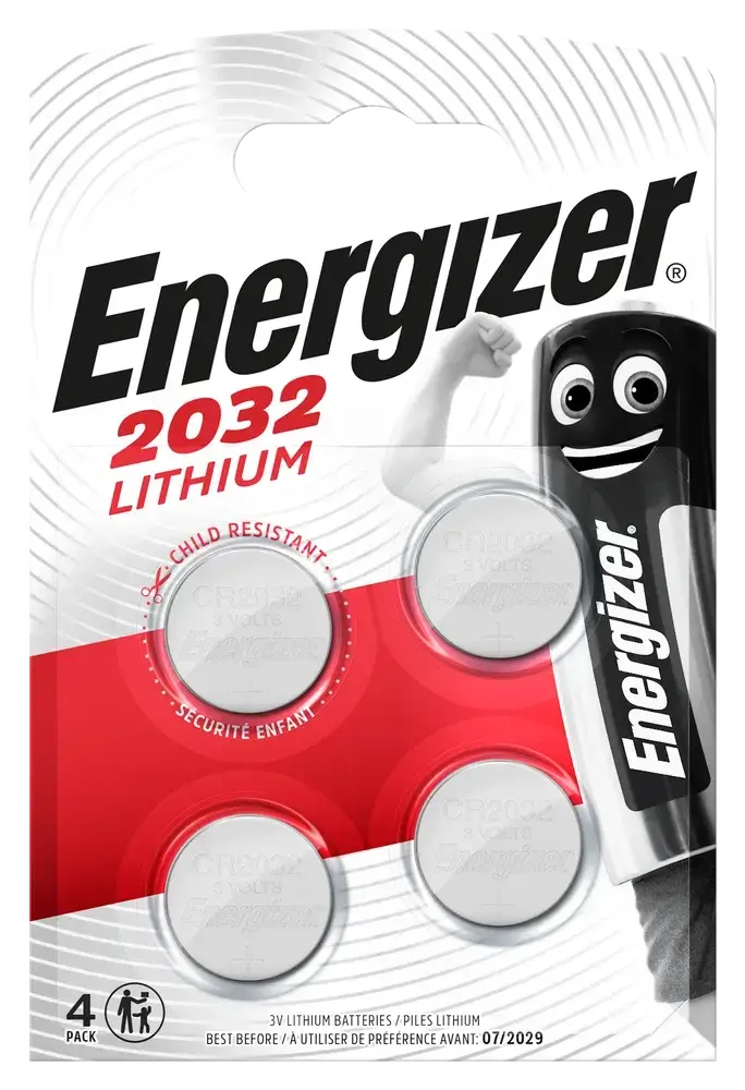 Bateria Energizer CR2032 - 4szt blister 1