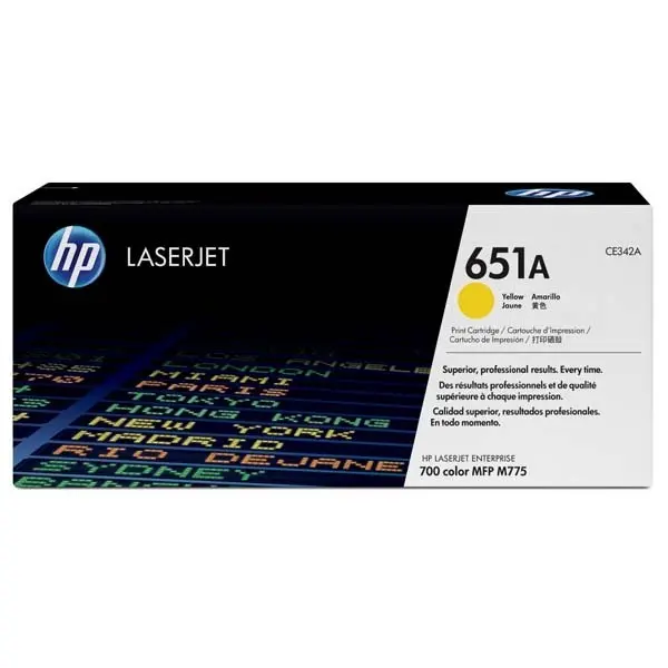 HP Toner nr 651A CE342A Yellow 16K 1