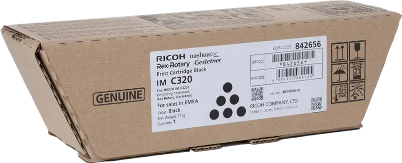 Ricoh Toner IM C320F 0842656 Black16K 1