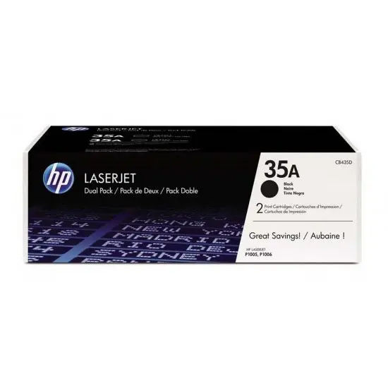 HP Toner nr 35AD CB435AD Black 2 x 1,5K 1