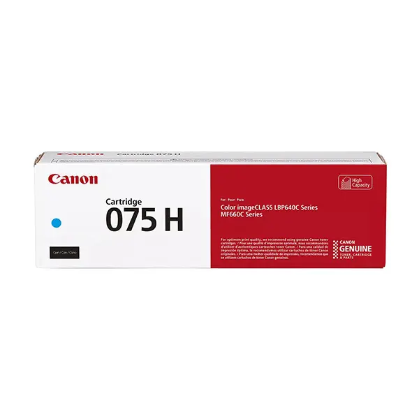 Canon Toner CRG 075H 6368C002 Cyan 2.5K 1