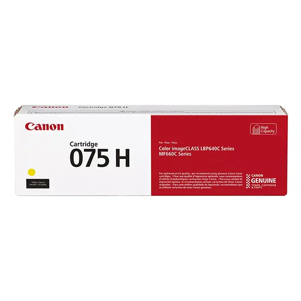 Canon Toner CRG 075H 6366C002 Yellow 2.5K 1
