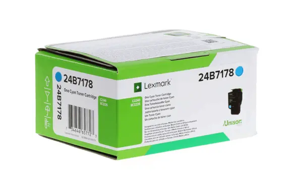 Lexmark Toner 24B7178 Cyan 6K 1