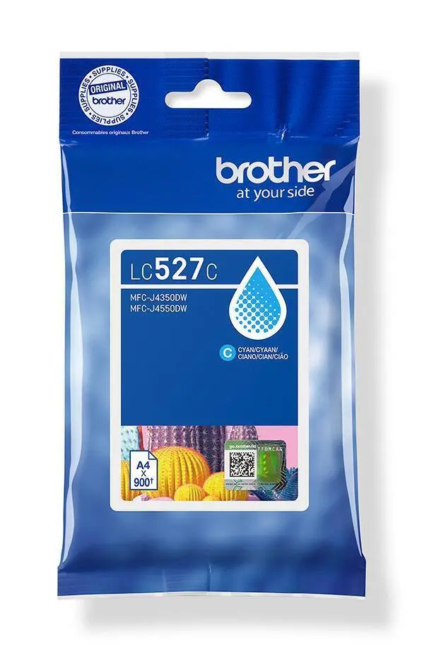 Brother Tusz LC527C Cyan 900str 1