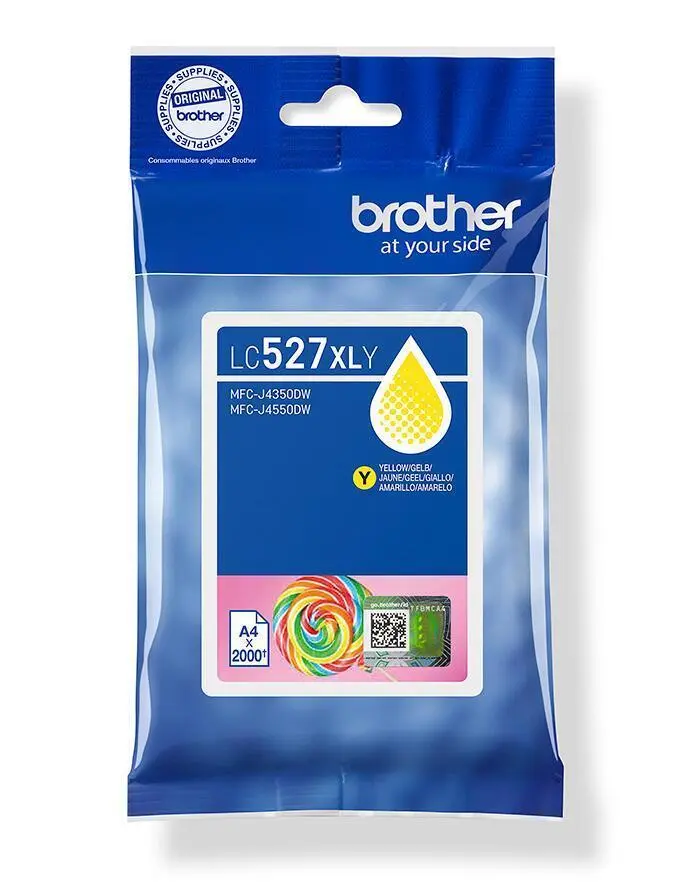 Brother Tusz LC527XLY Yellow 2K str 1