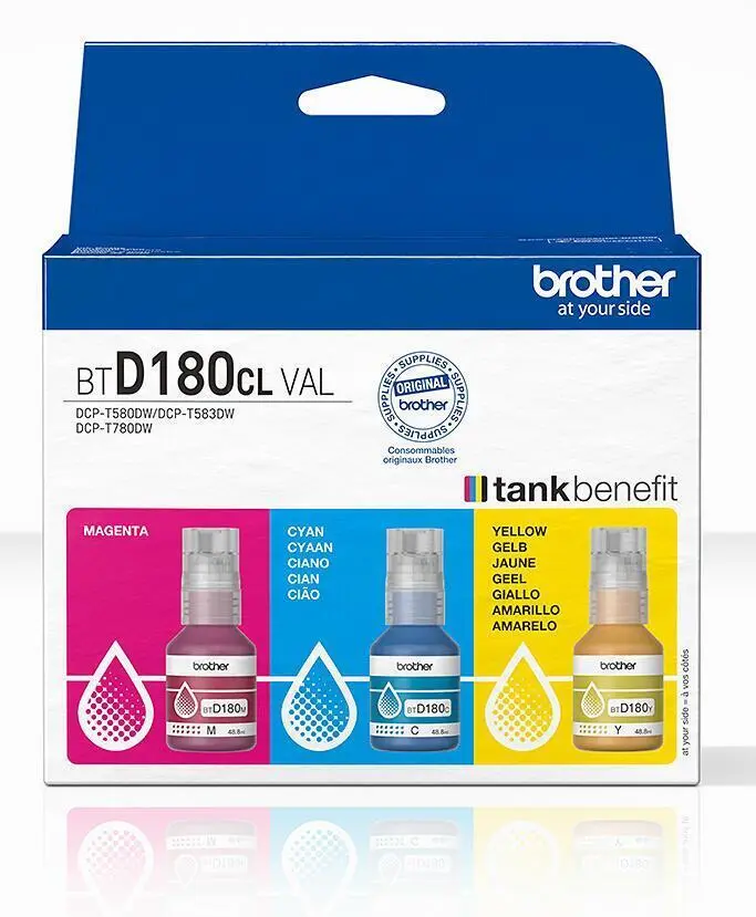 Brother Tusz BTD180CLVAL 3 x 48,8 ml 1