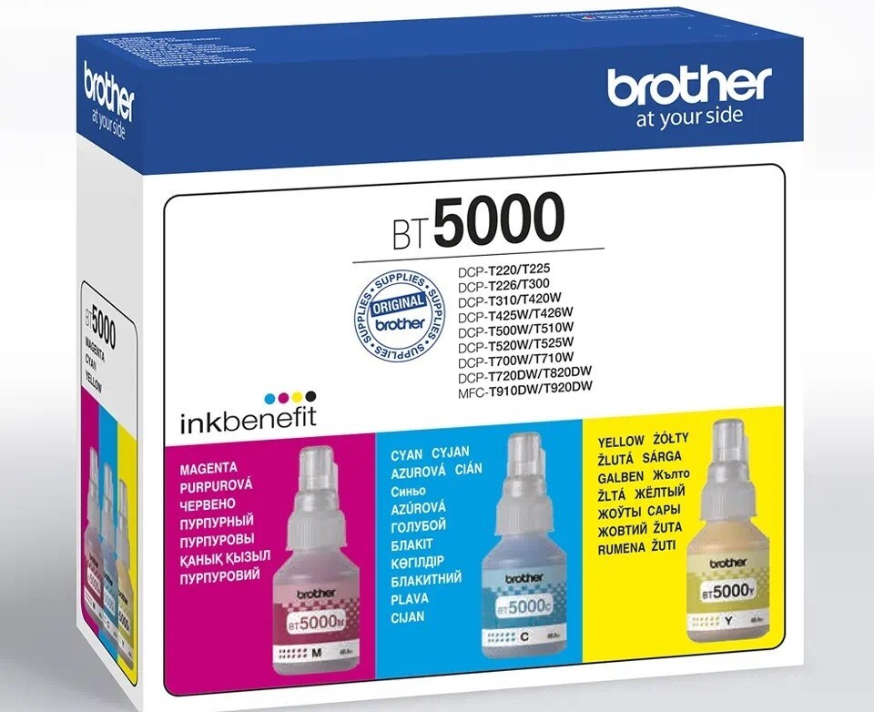 Brother Ink cartridge BT5000CLVAL CMY 3x5K 1
