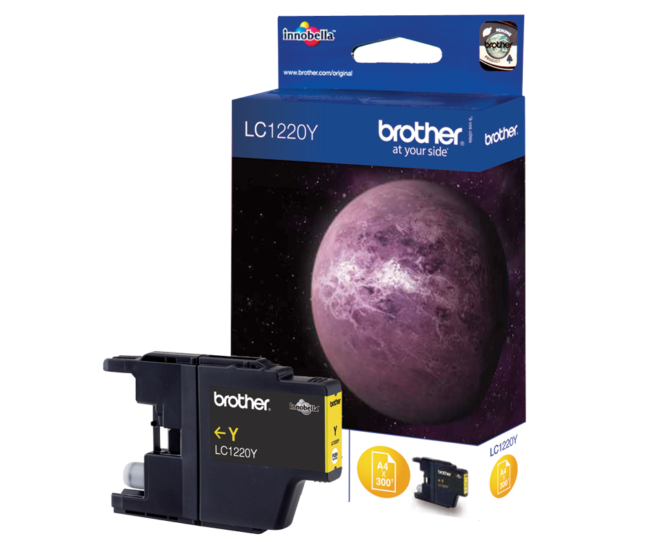 Brother Ink cartridge LC1220Y Yellow 1