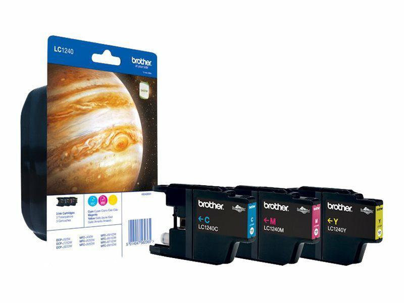 Brother Ink cartridge LC1240 CMY 1