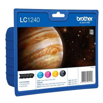 Brother Ink cartridge LC1240 CMYK 4 pack 1